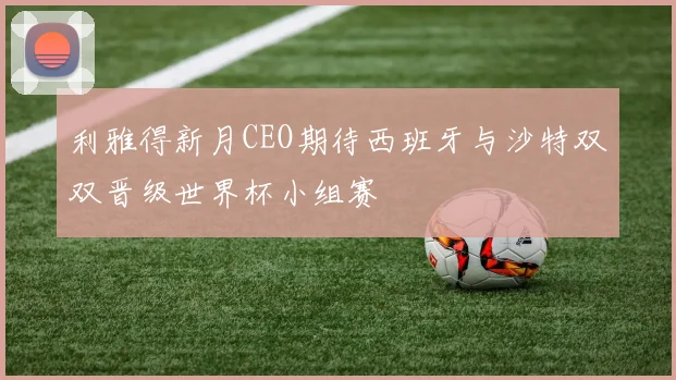 利雅得新月CEO期待西班牙与沙特双双晋级世界杯小组赛